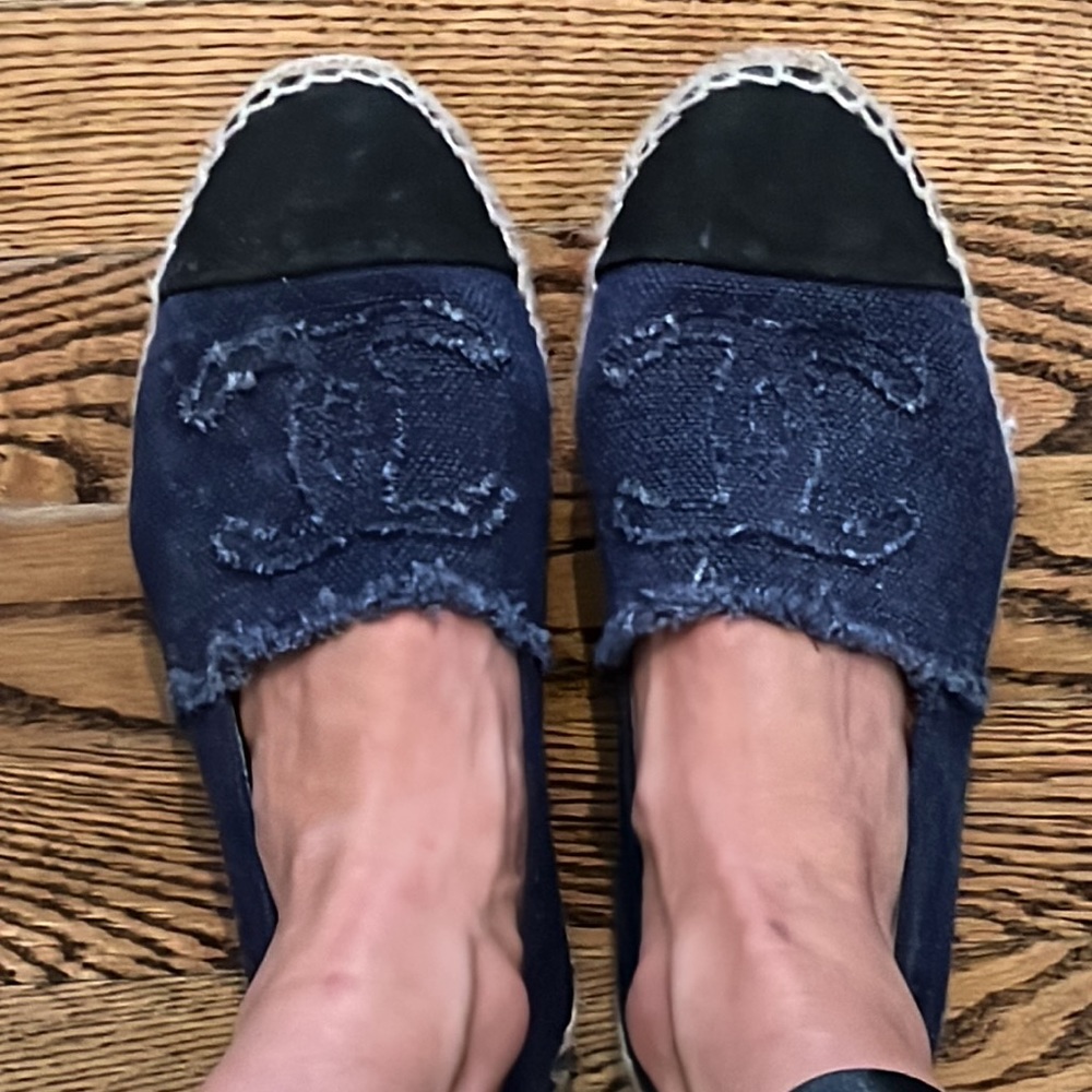 Chanel Denim Espadrilles size 38